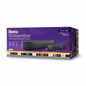 Roku Streambar 4K/HD/HDR Streaming Media Player &