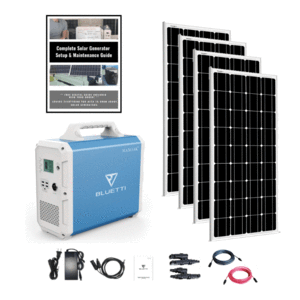 MaxOak Bluetti EB240 Solar Generator Quad Kit 2400Wh