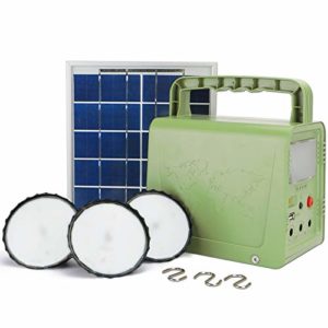 Portable Solar Generator Flashlights Camping Lights USB