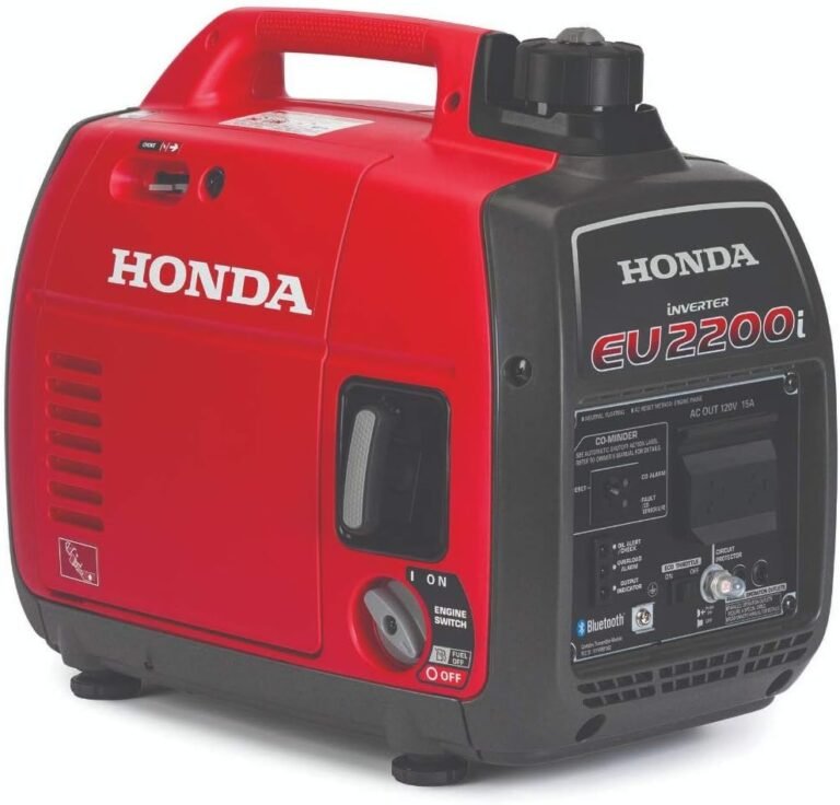 Honda EU2200ITAN 2200-Watt 120-Volt Super Quiet Portable Inverter Generator with CO-Minder - 49-State