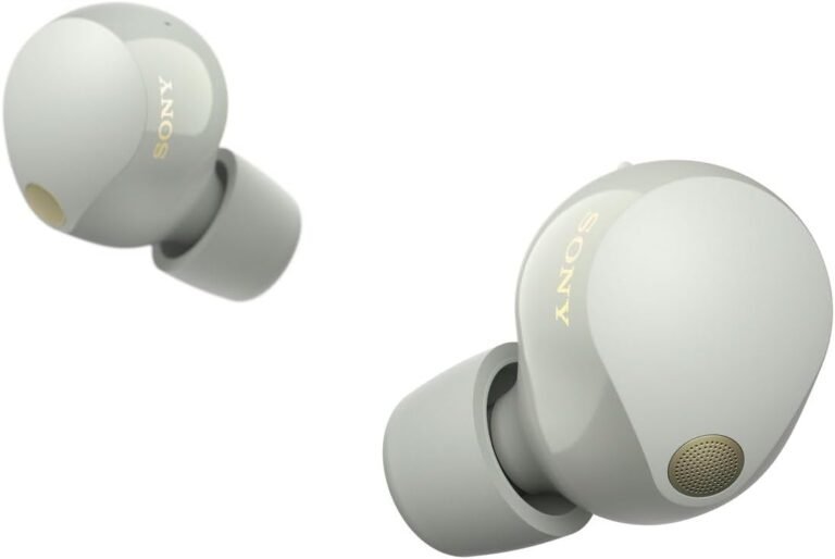 Sony WF-1000XM5 True Wireless Noise-Canceling Earbuds, Alexa Built-in, Bluetooth, in-Ear Headphones, Up to 24h Battery, Quick Charge, IPX4, Works with iOS & Android - Silver/Gold International Version