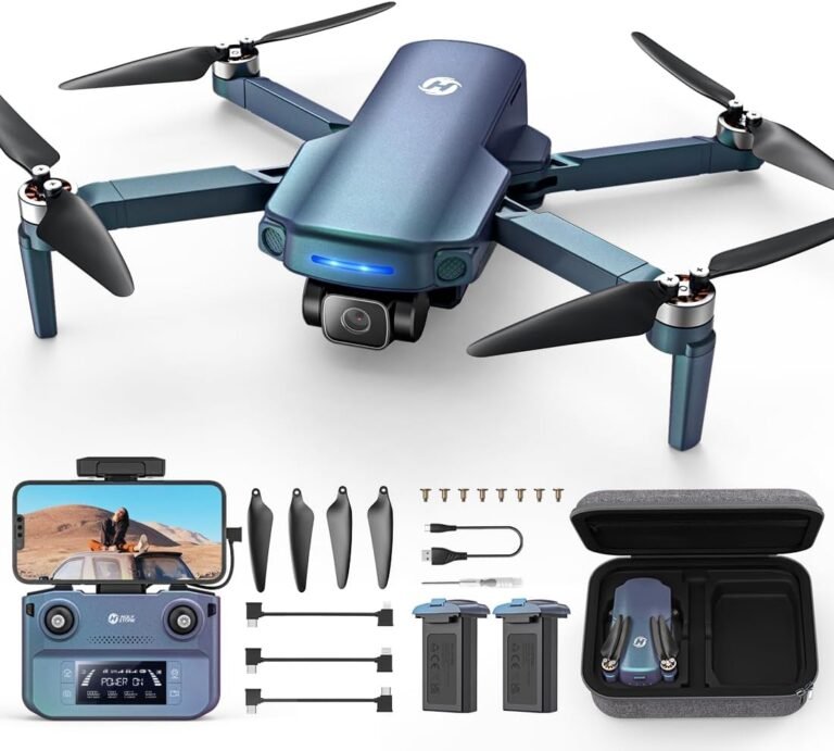 Holy Stone FAA Compliant GPS Drones with Camera for Adults 4K, 249g Quadcopter Drone, No Need Remote ID, 10000 Feet Video Transmission, Smart Return, Follow Me, Brushless Motor, Gradient Color Edition