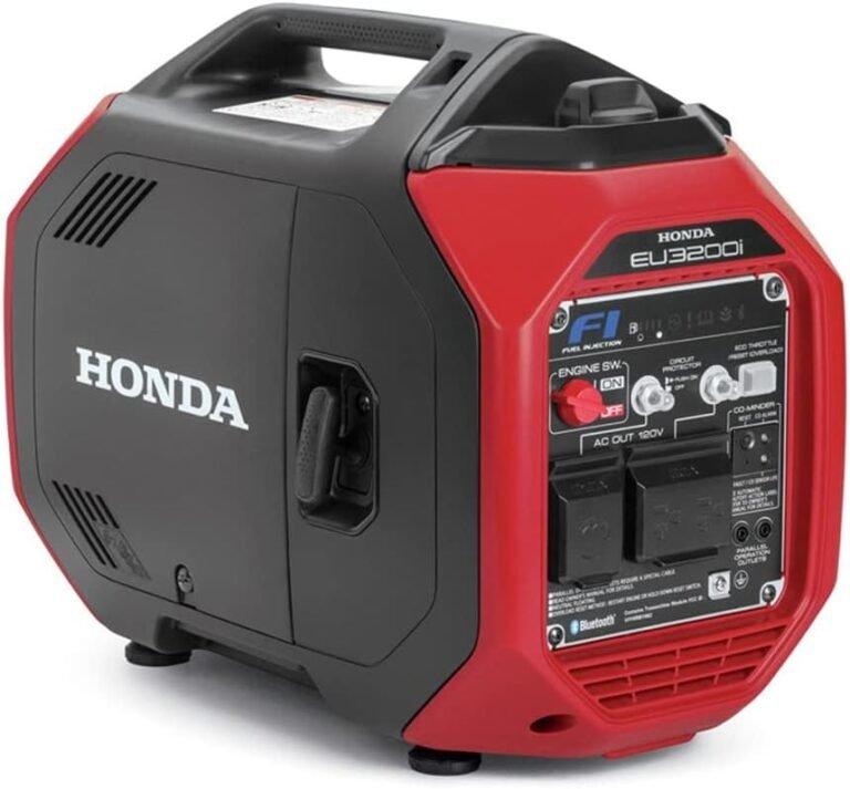 Honda 665730 EU3200IAN 3200 Watt Bluetooth Portable Inverter Generator with CO-MINDER