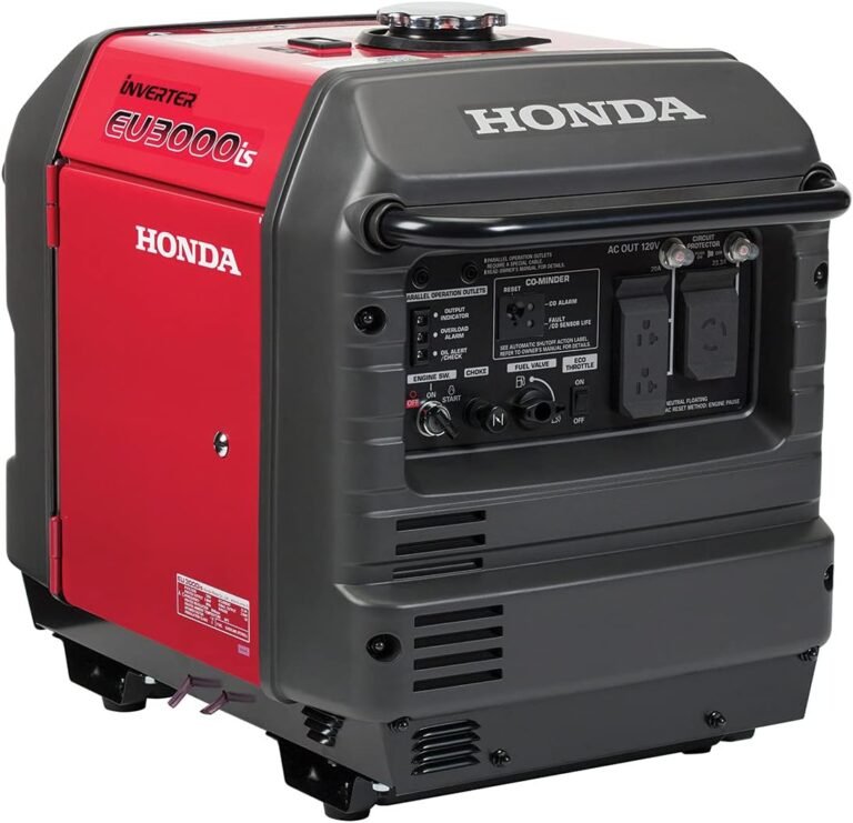 Honda Power Equipment EU3000IS 3000W 120V Portable Home Gas Power Generator