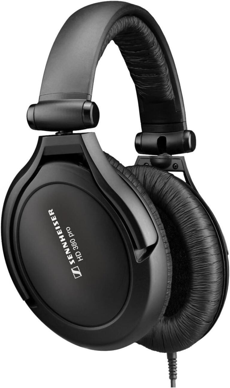 SENNHEISER HD 380 PRO Headphones,Black