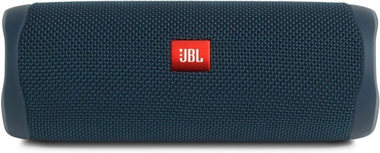 JBL FLIP 5, Waterproof Portable Bluetooth Speaker, Blue, 3.6 x 3.6 x 8.5