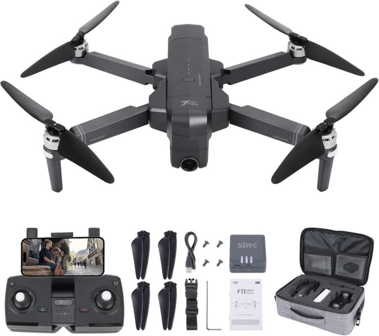 Drone with Camera, 2.7K HD FPV Camera, Foldable Drone with GPS Intelligent Following, Brushless Motor, Smart Return to Home, Waypoint Fly, Optical Flow Positioning, 26 Mins Flight Time, Drone for Kids and Beginner, FAA Remote ID Compliant